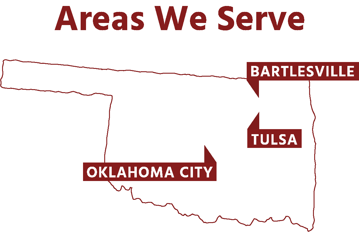 Areas We Serve - Oklahoma City, Tulsa, Bartlesville